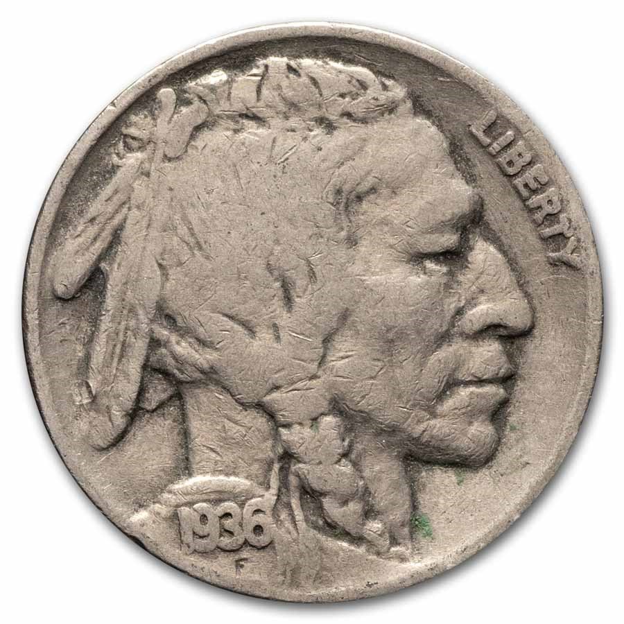 1936 Buffalo Nickel Good+