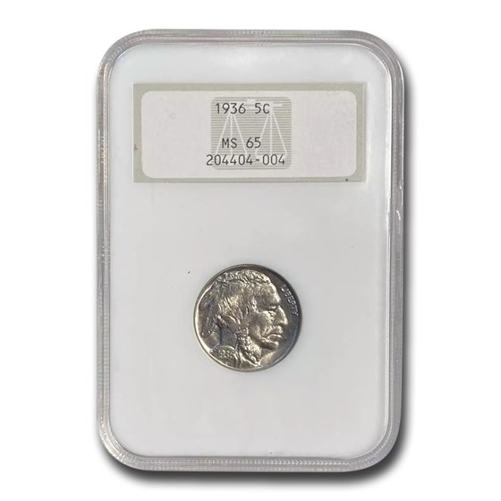 1936 Buffalo Nickel MS-65 NGC 1936 Buffalo Nickel MS-65 NGC