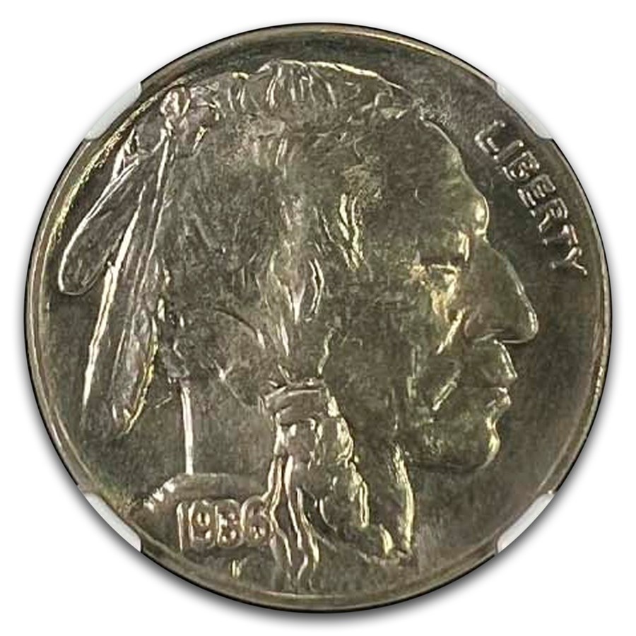 1936 Buffalo Nickel MS-66 NGC