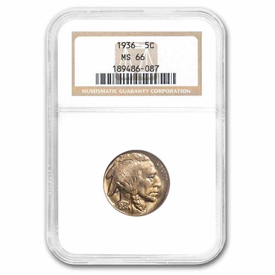1936 Buffalo Nickel MS-66 NGC 1936 Buffalo Nickel MS-66 NGC