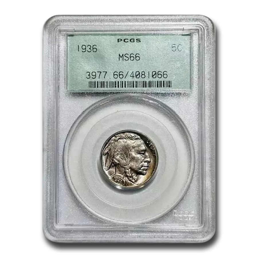 1936 Buffalo Nickel MS-66 PCGS