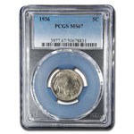 1936 Buffalo Nickel MS-67 PCGS