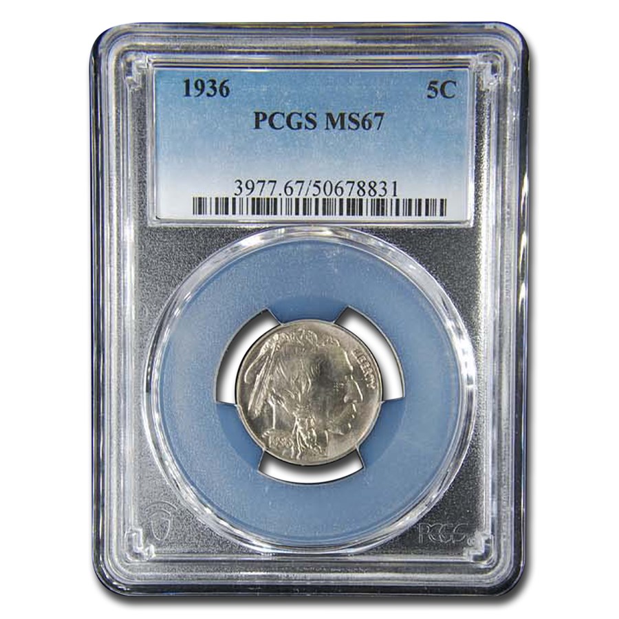 1936 Buffalo Nickel MS-67 PCGS