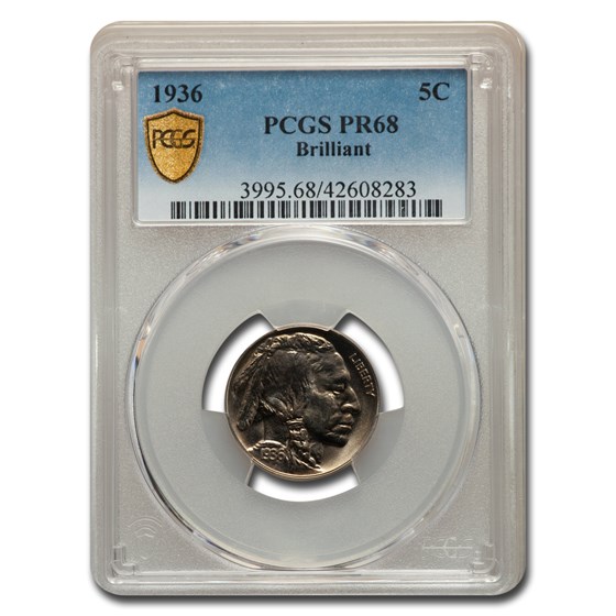 1936 Buffalo Nickel PR-68 PCGS (Brilliant) 1936 Buffalo Nickel PR-68 PCGS (Brilliant)