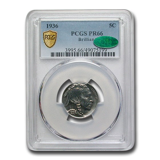1936 Buffalo Nickel Type-2 PR-66 PCGS CAC 1936 Buffalo Nickel Type-2 PR-66 PCGS CAC