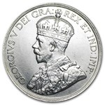 1936 Canada Silver Dollar George V AU
