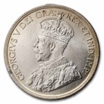 1936 Canada Silver Dollar George V MS-63 ICCS