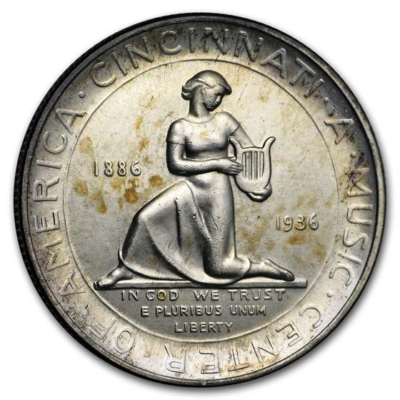 1936 Cincinnati Commemorative Half BU 1936 Cincinnati Commemorative Half BU
