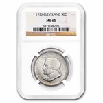 1936 Cleveland/Great Lakes Half Dollar MS-65 NGC