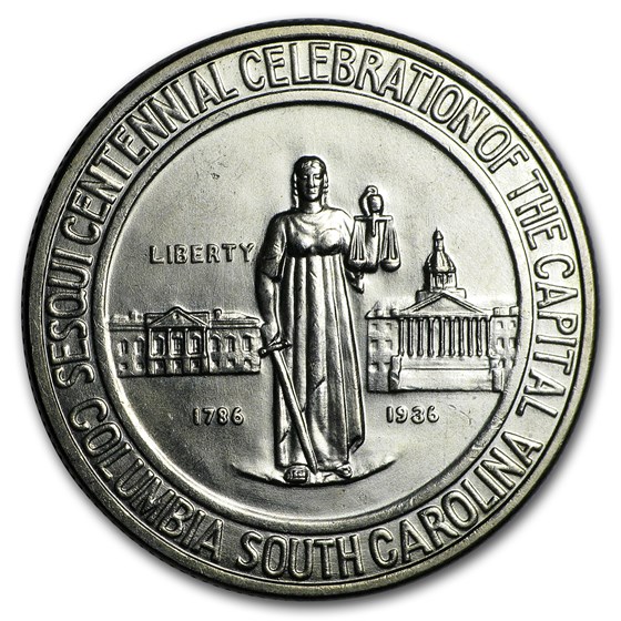 1936 Columbia Commemorative Half BU
