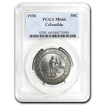1936 Columbia, SC Half Dollar Commem MS-66 PCGS