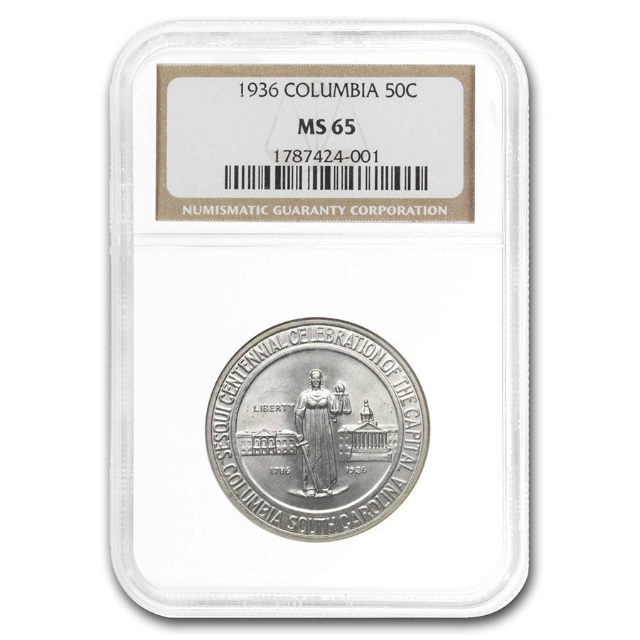 1936 Columbia, SC Half Dollar MS-65 NGC