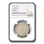 1936-D Arkansas Centennial Commemorative Half Dollar MS-67+ NGC