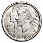 1936-D Arkansas Centennial Half AU