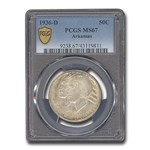 1936-D Arkansas Centennial Half Dollar MS-67 PCGS