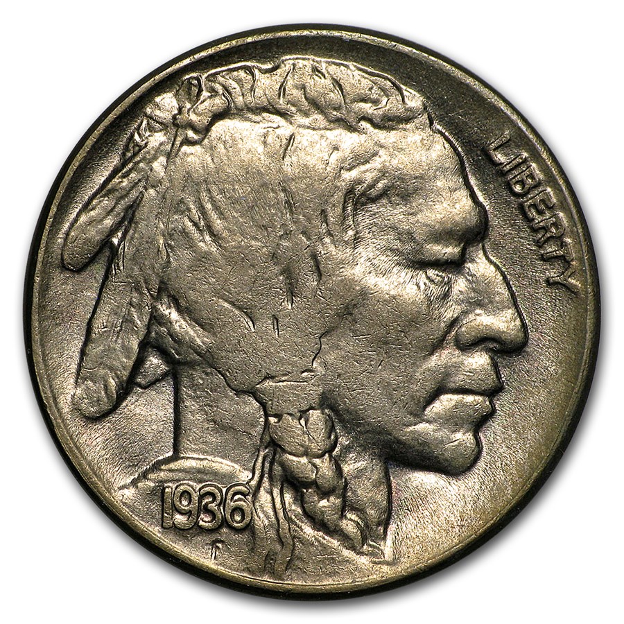 1936-D Buffalo Nickel BU