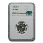 1936-D Buffalo Nickel MS-67+ NGC CAC