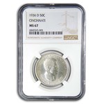 1936-D Cincinnati Half Dollar MS-67 NGC