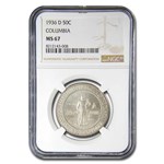1936-D Columbia, SC Commemorative Half Dollar MS-67 NGC