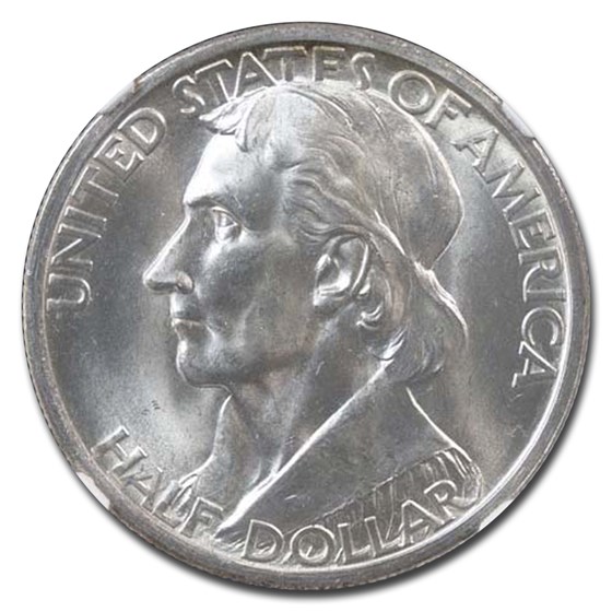 1936-D Daniel Boone Bicentennial Half Dollar MS 65 NGC 1936-D Daniel Boone Bicentennial Half Dollar MS 65 NGC