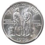 1936-D Daniel Boone Bicentennial Half Dollar MS 65 NGC