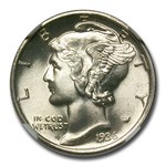 1936-D Mercury Dime MS-67 NGC CAC