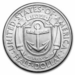 1936-D Rhode Island Half AU