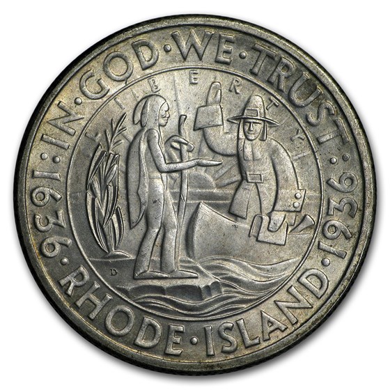 1936-D Rhode Island Half BU 1936-D Rhode Island Half BU
