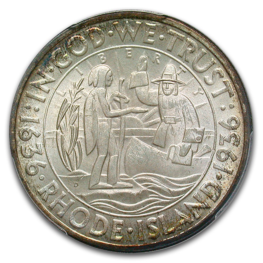 1936-D Rhode Island Half Dollar MS-66 PCGS