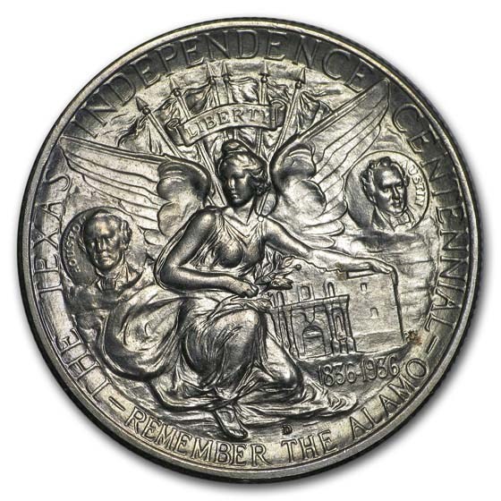 1936-D Texas Independence Centennial Half Dollar BU 1936-D Texas Independence Centennial Half Dollar BU