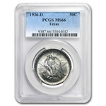 1936-D Texas Independence Centennial Half Dollar MS-66 PCGS