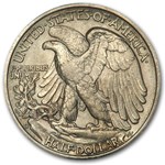 1936-D Walking Liberty Half Dollar AU