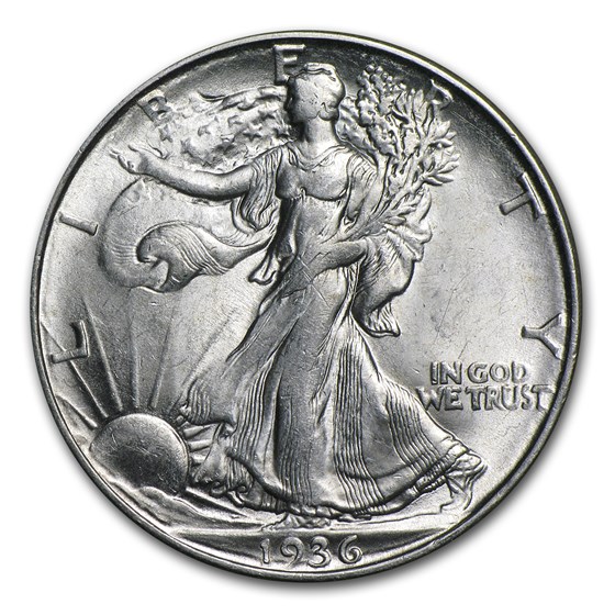 1936-D Walking Liberty Half Dollar BU 1936-D Walking Liberty Half Dollar BU