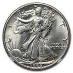 1936-D Walking Liberty Half Dollar MS-63 NGC