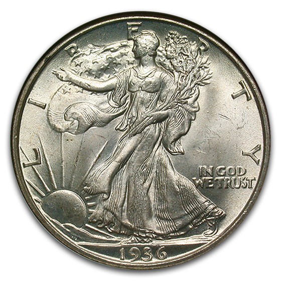 1936-D Walking Liberty Half Dollar MS-65 NGC