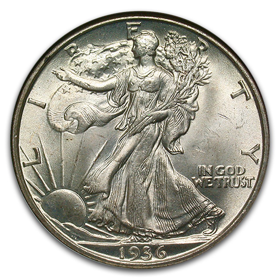 1936-D Walking Liberty Half Dollar MS-65 NGC