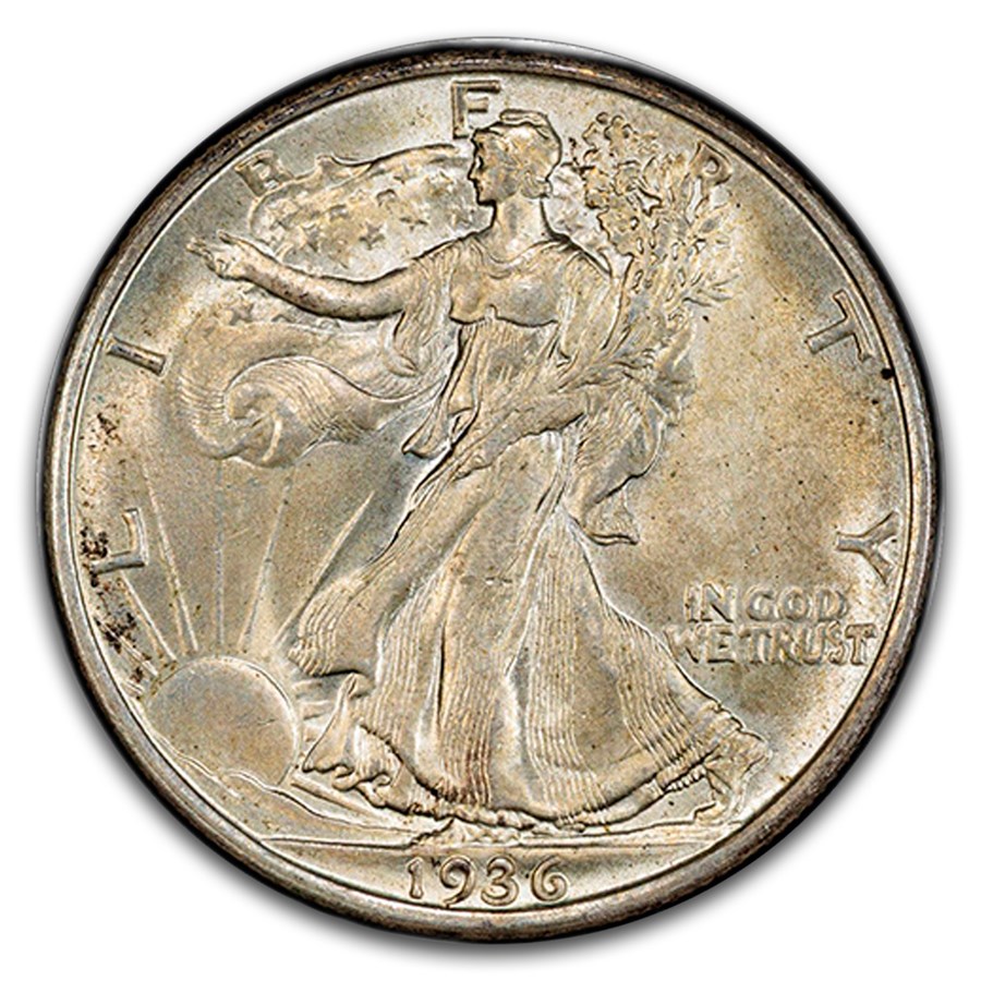 1936-D Walking Liberty Half Dollar MS-65 PCGS