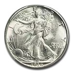 1936-D Walking Liberty Half Dollar MS-66 CACG