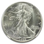 1936-D Walking Liberty Half Dollar MS-66+ NGC CAC