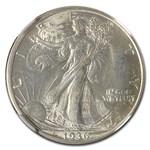 1936-D Walking Liberty Half Dollar MS-66 NGC