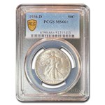 1936-D Walking Liberty Half Dollar MS-66+ PCGS
