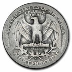 1936-D Washington Quarter 40-Coin Roll Avg Circ