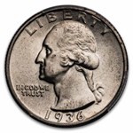 1936-D Washington Quarter MS-64 PCGS