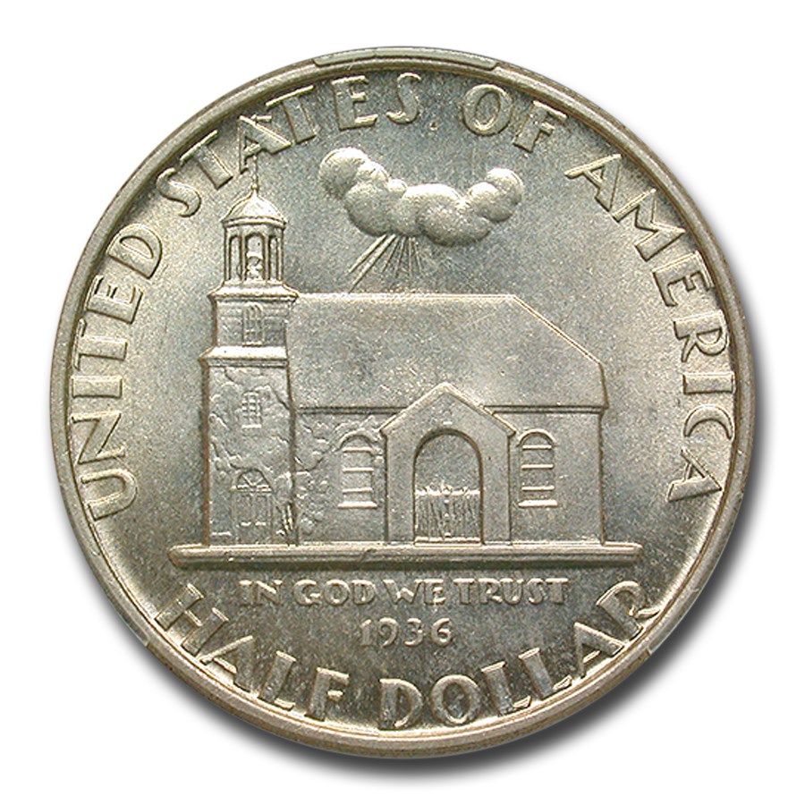 1936 Delaware Tercentenary Half Dollar MS-66 CACG