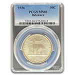 1936 Delaware Tercentenary Half Dollar MS-66 PCGS