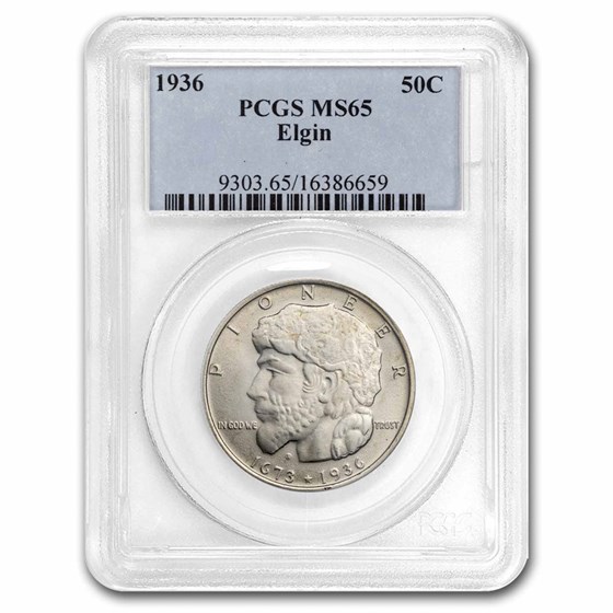 1936 Elgin Centennial Half MS-65 PCGS 1936 Elgin Centennial Half MS-65 PCGS