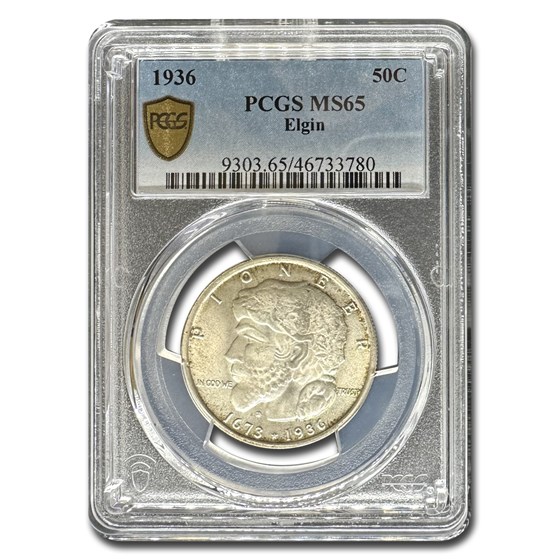1936 Elgin Centennial Half MS-65 PCGS 1936 Elgin Centennial Half MS-65 PCGS