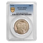 1936 Gettysburg Half Dollar Commem MS-66 PCGS