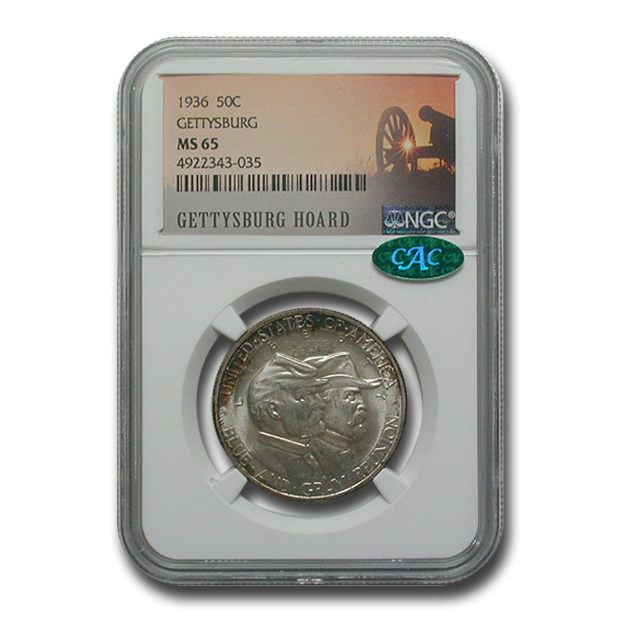 Buy 1936 Gettysburg Half Dollar MS65 NGC CAC (Gettysburg Hoard) APMEX
