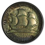 1936 Long Island Tercentenary Half Commem BU (Original Toning)